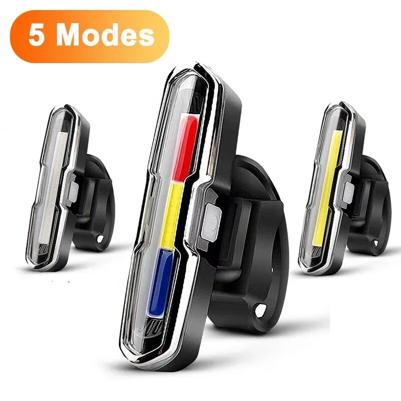 Cycling Gear Charging Station - 自転車リアライト防水 LED USB 充電式テールライトサイクリングフラッシュランプ安全マウンテンバイクテールライト赤青白