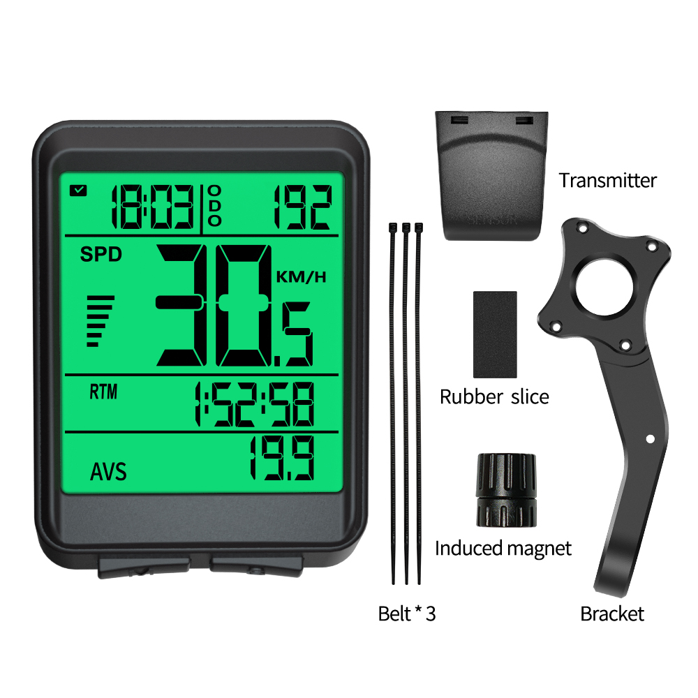 Cycling Gear Rack - Bikevee BKV-1517 ワイヤレス自転車コンピューター 防水 超長時間スタンバイ 自転車スピードメーター