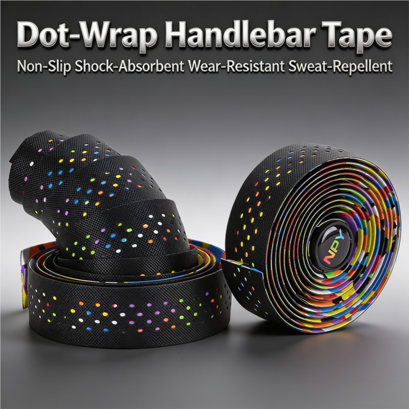 Bike Handlebar Tape - ロードバイクハンドルバーテープ PUレザー EVAシリコン 自転車バーテープ 滑り止め 通気性