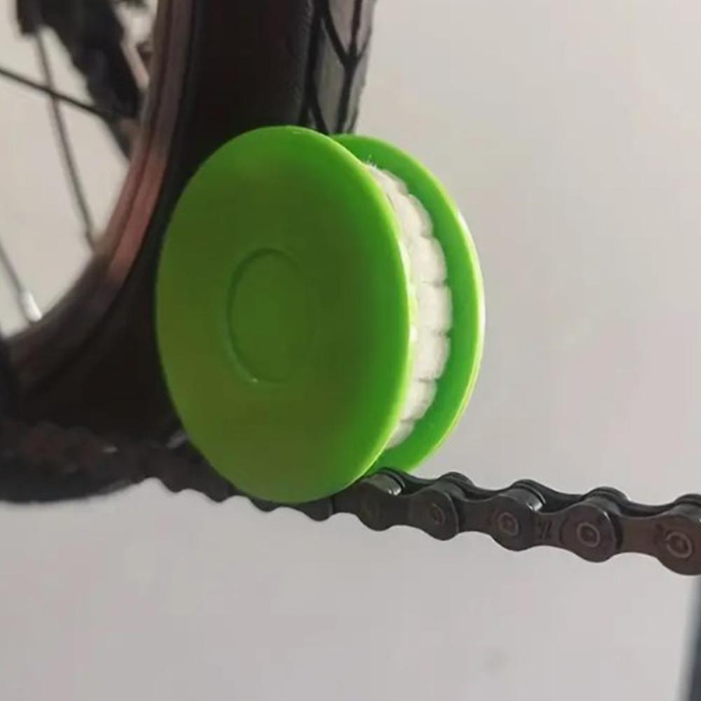 Cycling Gear Parts - 携帯用自転車チェーンオイラー ローラー潤滑剤 ルブリケーター ディスク自転車チェーン潤滑剤 自転車修理ツール サイクリング用具