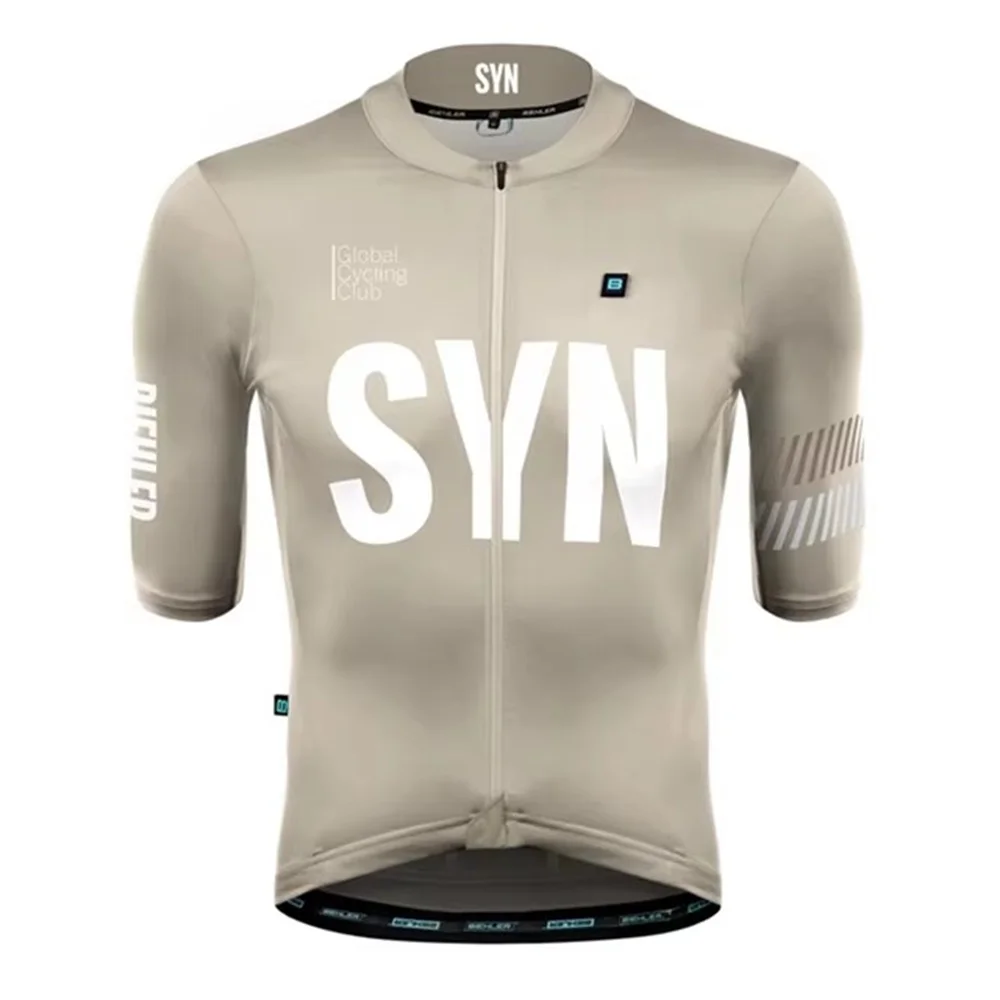 Cycling Gear Outfit - 新しいスタイル SYN チームサイクリングジャージ男性 2024 夏シンジケート半袖ジャージ自転車スポーツ乗馬自転車シャツ