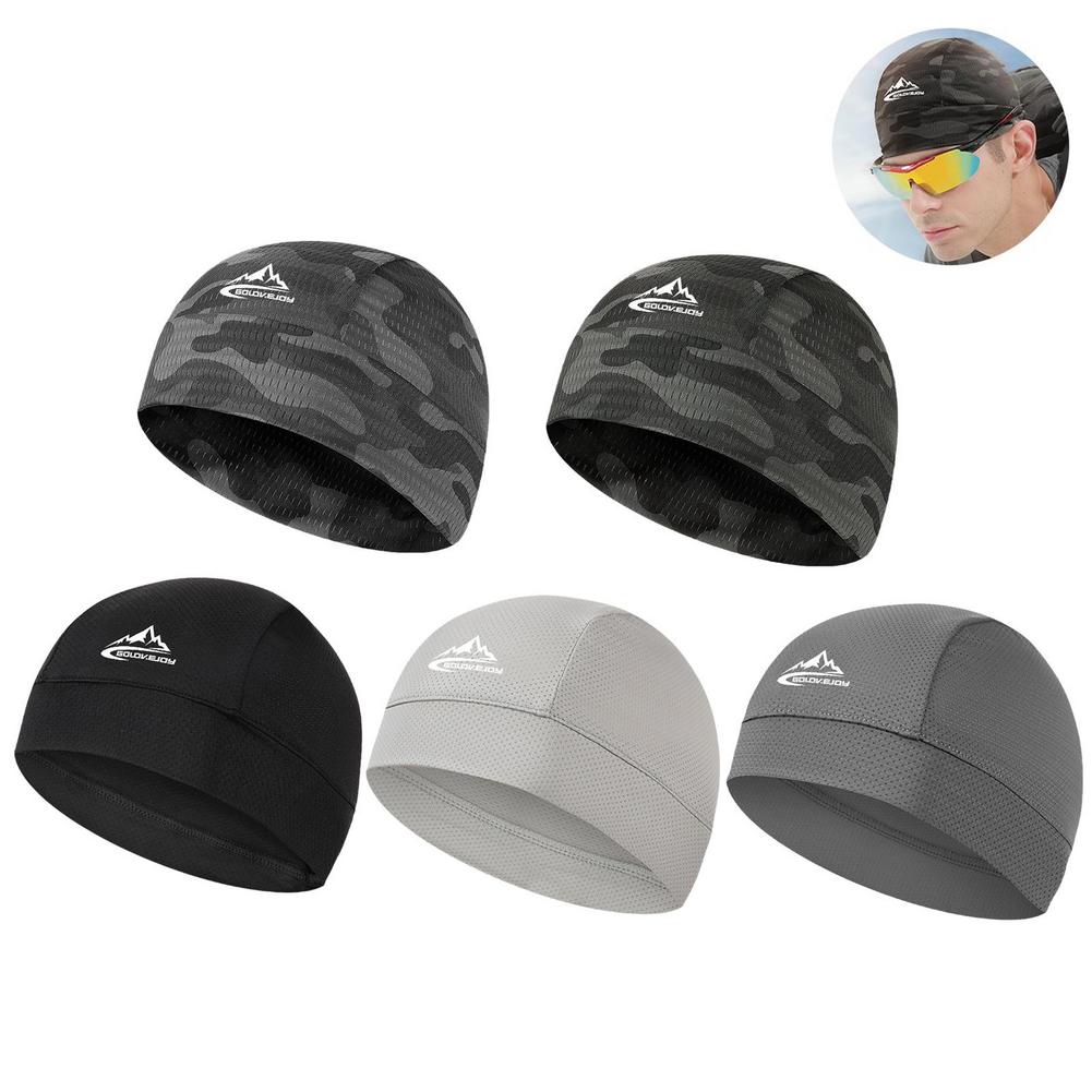Aero Cycling Helmet - 夏用冷却サイクリングキャップ日焼け止め速乾性ヘルメットライナー汗吸収サイクリングランニングオートバイ帽子男性用