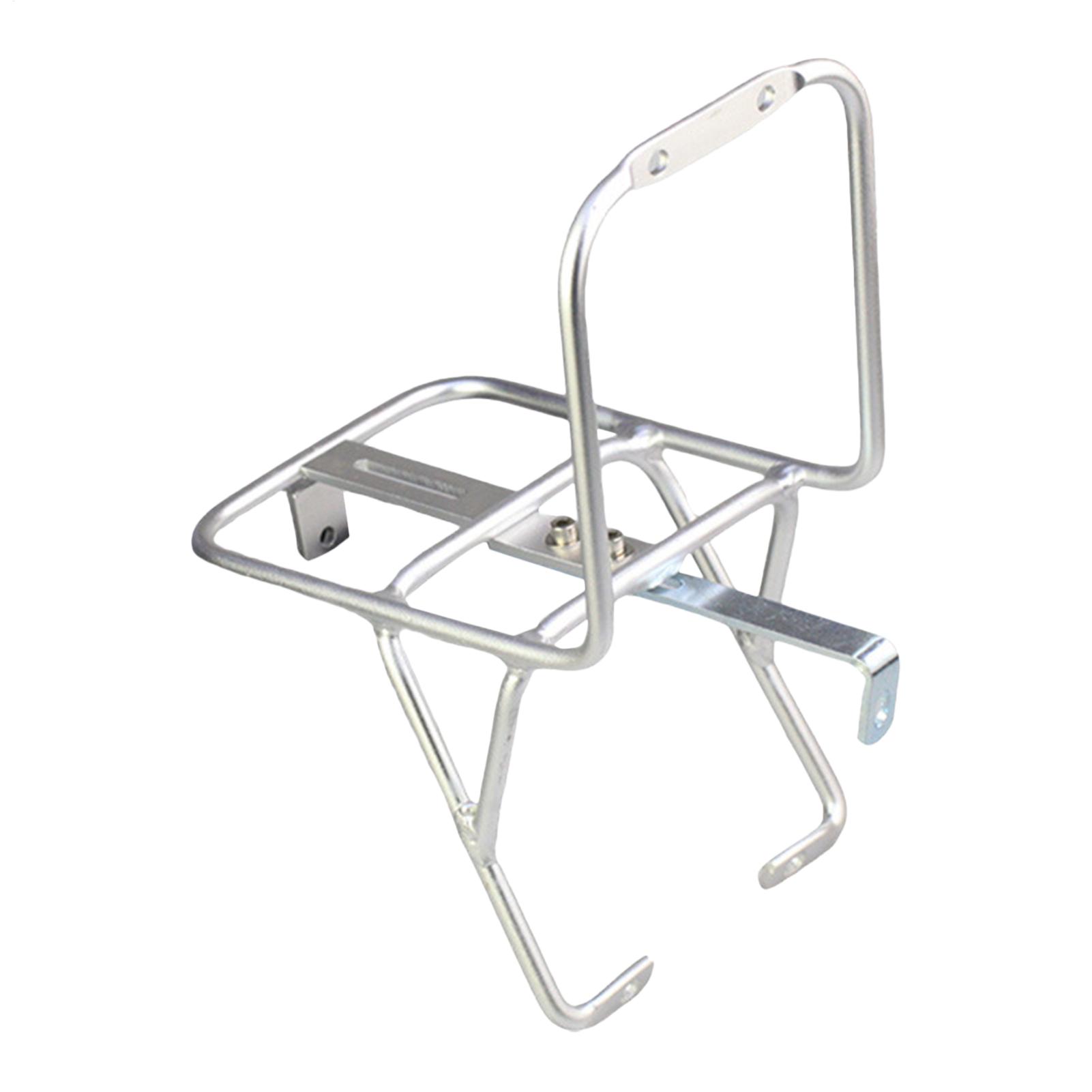Bike Cargo Rack - 自転車フロントラック アルミ合金キャリア ヘビーデューティー自転車カーゴラック ツーリング サイクリング 通勤