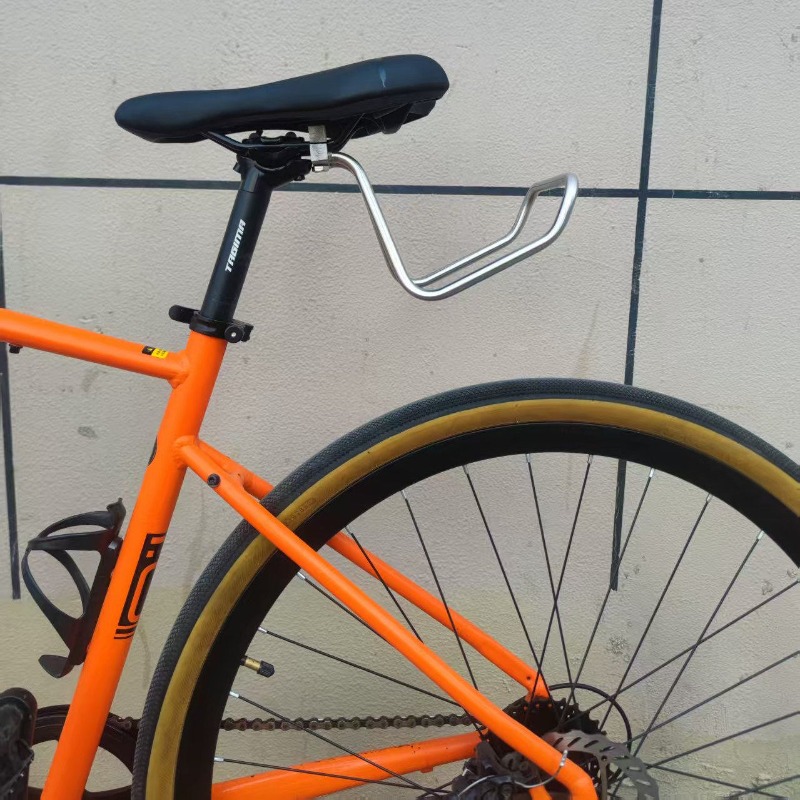 Bike Cargo Rack - ステンレス鋼自転車リアラック頑丈な軽量マウンテンロードバイク一体型自転車荷物キャリアサイクリングアクセサリー