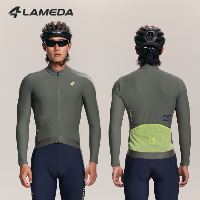 Cycling Gear Weather - LAMEDA 冬用フリース メンズ ロードバイク 長袖ジャージ サーマルフリース