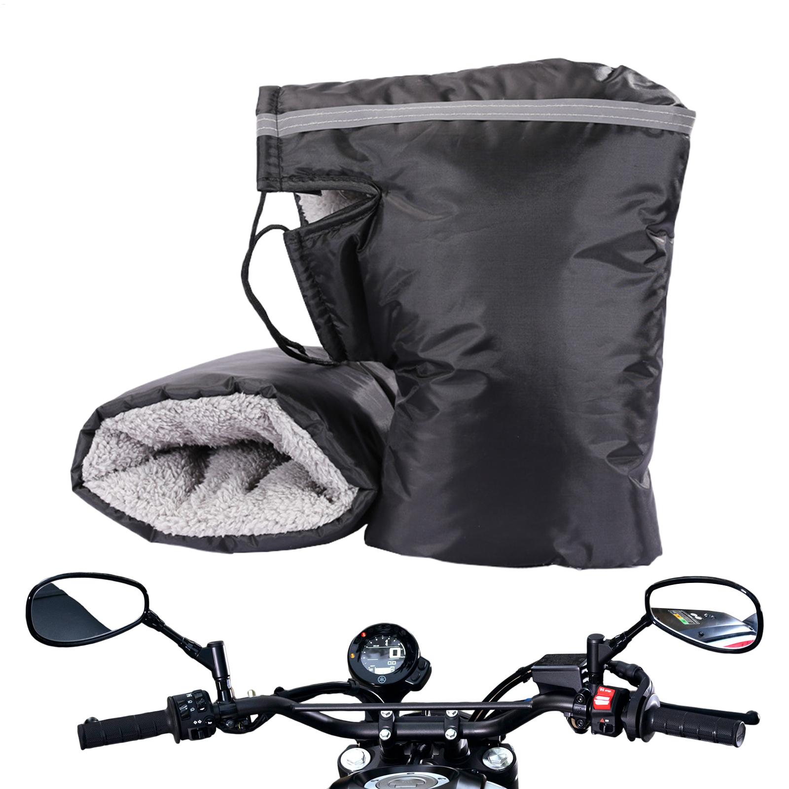 Cycling Gear Weather - 寒冷地用ロードバイクハンドルバーミトン 冬用バイクギア バイクハンドルカバー 防水防寒冬用サイクリンググローブ