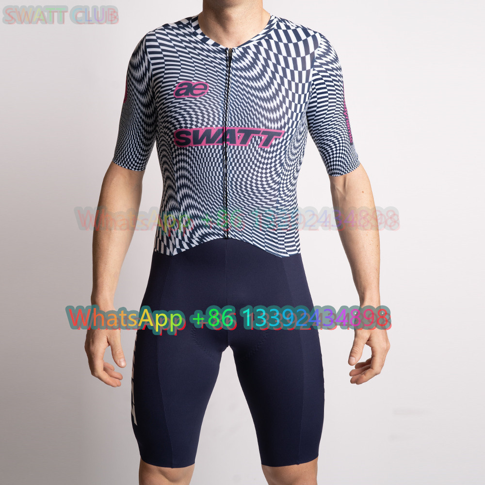Cycling Gear Outfit - Swatクラブ-トライアスロンボディ,男性用ジャンプスーツ,速乾性,サイクリング