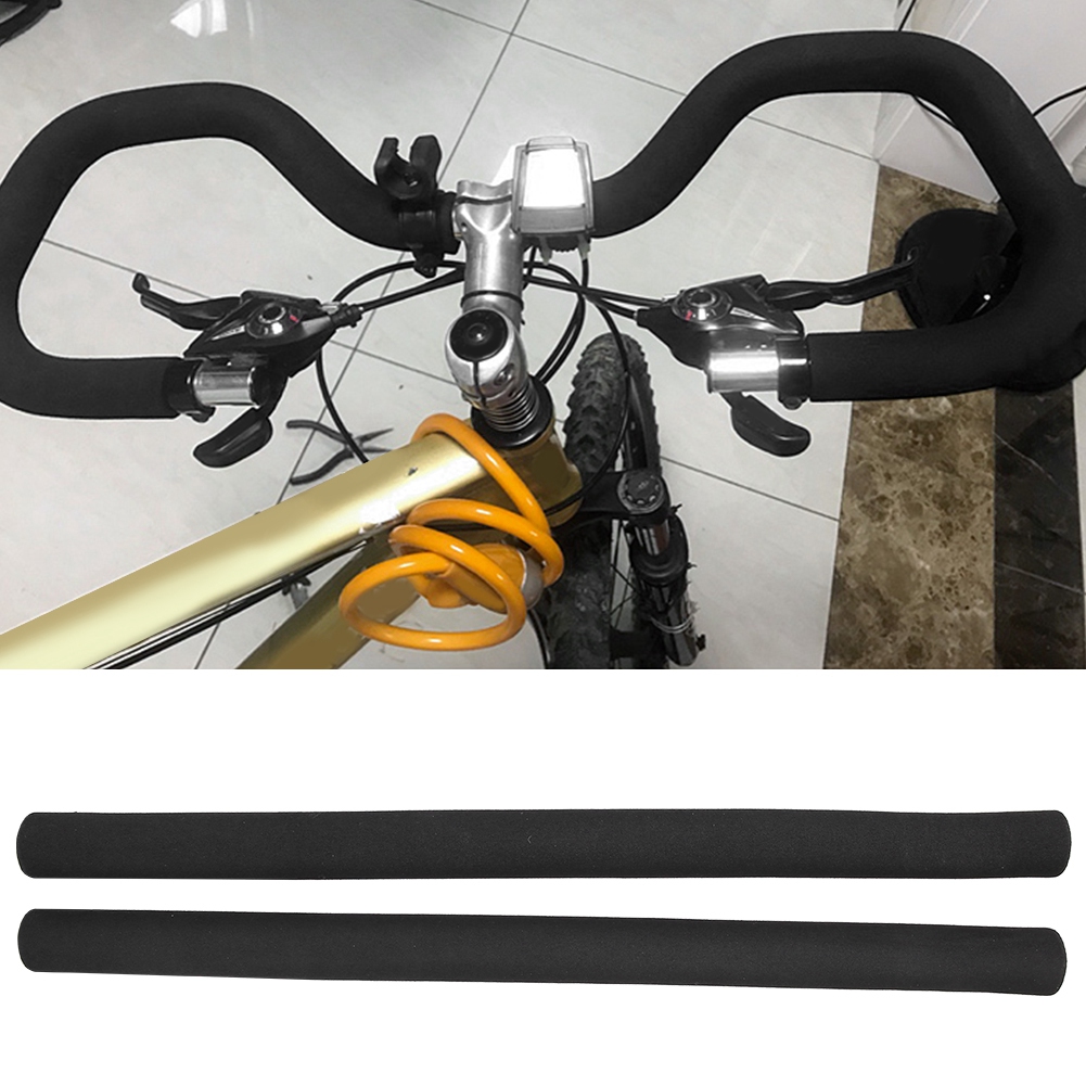 Bike Handlebar Tape - Lixada 自転車フォームハンドルバーグリップチューブスポンジフォームソフトハンドルバーグリップカバープラグバイクアクセサリースポンジハンドルバーグリップ