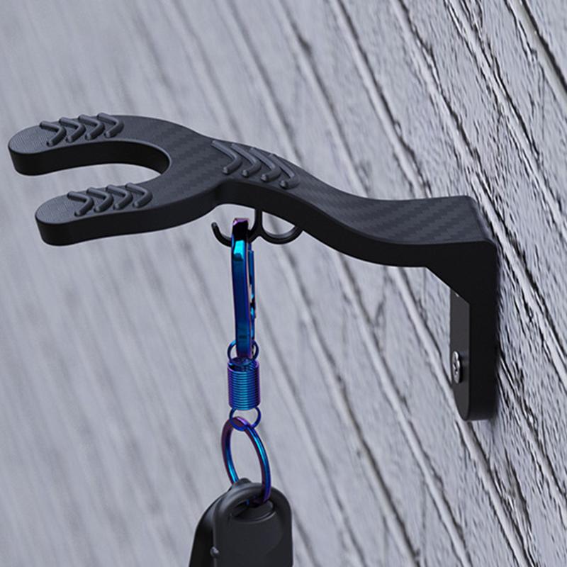 Cycling Gear Rack - オートバイのヘッドギアフックオートバイヘルメットホルダーヘルメットフックウォールマウントサッカー自転車帽子ハンガースタンドキャップ用ウォールラック