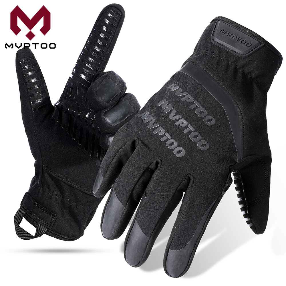 Cycling Gear Weather - 冬用サーマルタッチスクリーン手袋 寒い天候 防風 撥水 スキー スポーツ