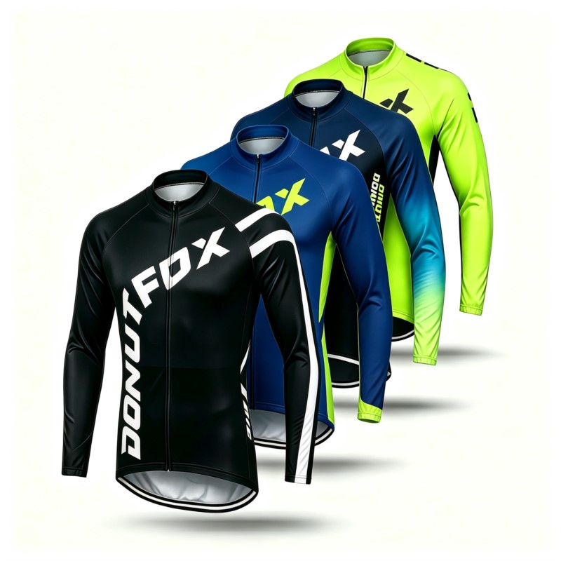 Cycling Gear Outfit - メンズ長袖MTBジャージ＆サイクリングショーツ、速乾性、単品またはマウンテンバイク＆モトクロス用のセットとして販売