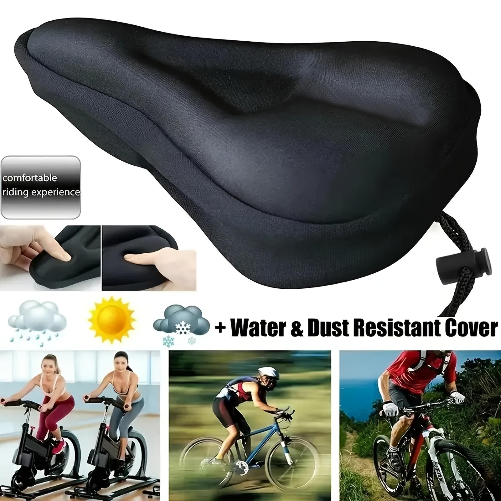 Cycling Gear Indoor - スポンジパッド入り自転車シートカバー - 男性と女性向けの非常に柔らかく快適な着け心地 - ペロトン、屋外および屋内サイクリングに最適！ サイクリング用品