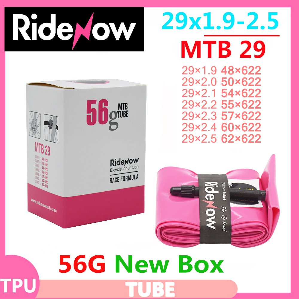 Cycling Gear Parts - 超軽量リデンナtpu mtbインナーチューブ,マウンテンバイクパーツ,29タイヤ,29x1.9, 2.1, 2.2, 2.3, 2.4インチ,56gのタイヤ,45mm,