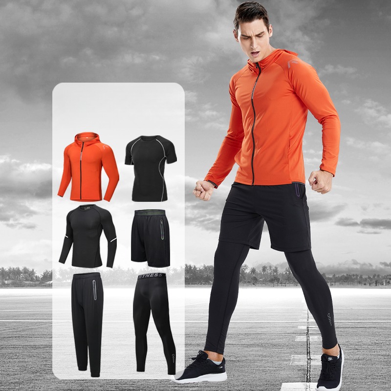 Cycling Gear Outfit - ルルエス メンズ 6点セット スポーツウェア 通気性 キャンプウェア