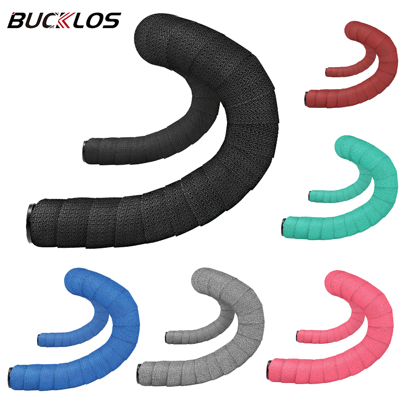 Bike Handlebar Tape - BUCKLOS ノンスリップ自転車ハンドルバーテープ耐久性のある耐摩耗性自転車ハンドルラッパー砂利ロードサイクリングバーストラップレーシングバーテープ