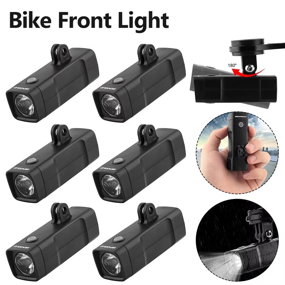 ポータブル充電式自転車ヘッドライト LED 超高輝度自転車ラ - Cycling Gear Charging Station のレビューと価格
