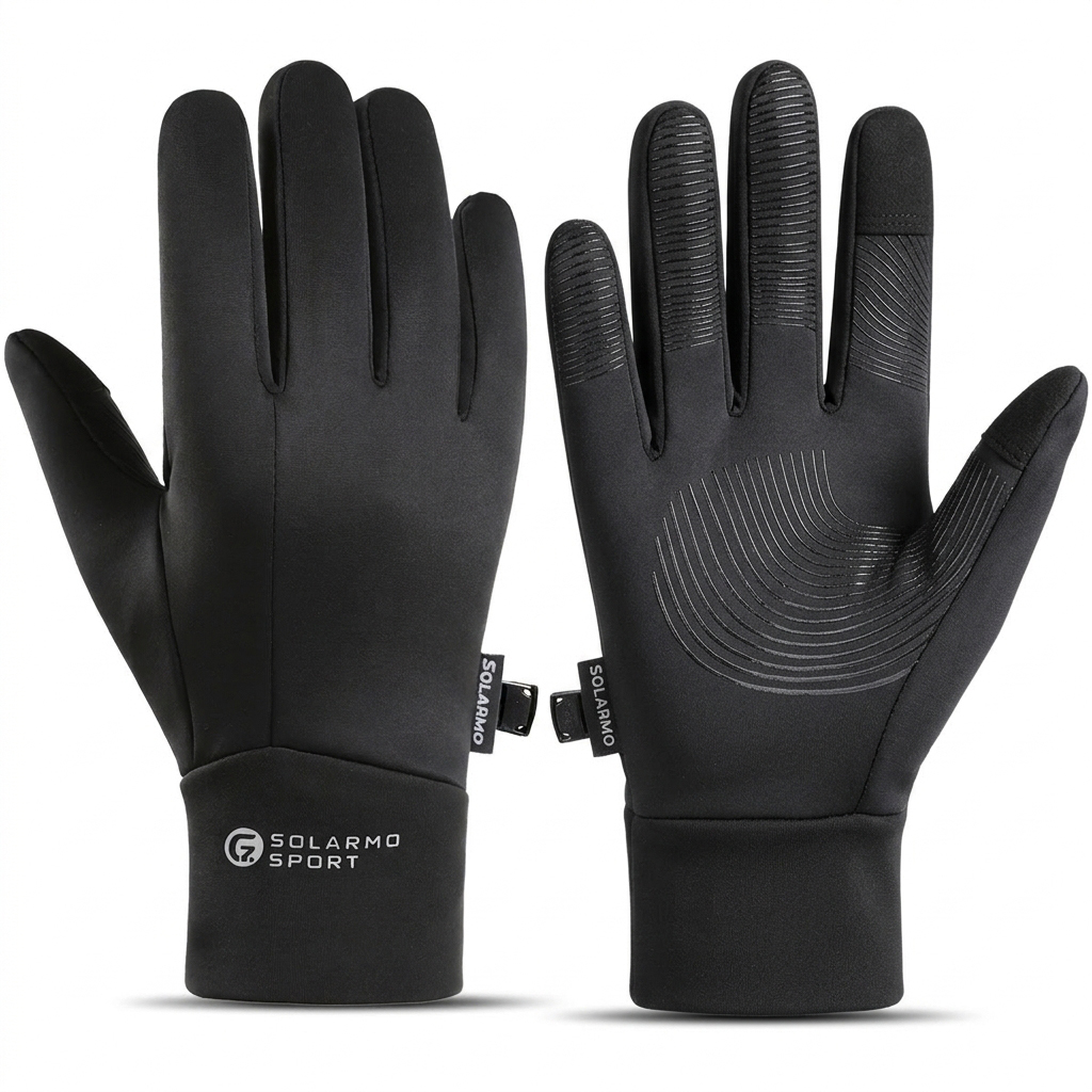 メンズ用ウィンタースポーツグローブ、タッチスクリーン対応フリ - Cycling Gear Weather のレビューと価格