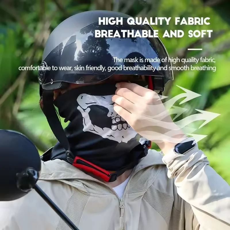 スカルメンズバラクラバスキーマスクサイクリングキャップスノー - Aero Cycling Helmet のレビューと価格