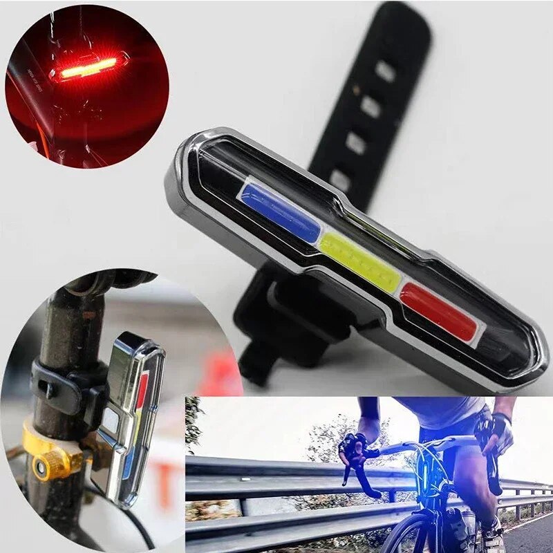 自転車リアライト防水 LED USB 充電式テールライトサイ - Cycling Gear Charging Station のレビューと価格