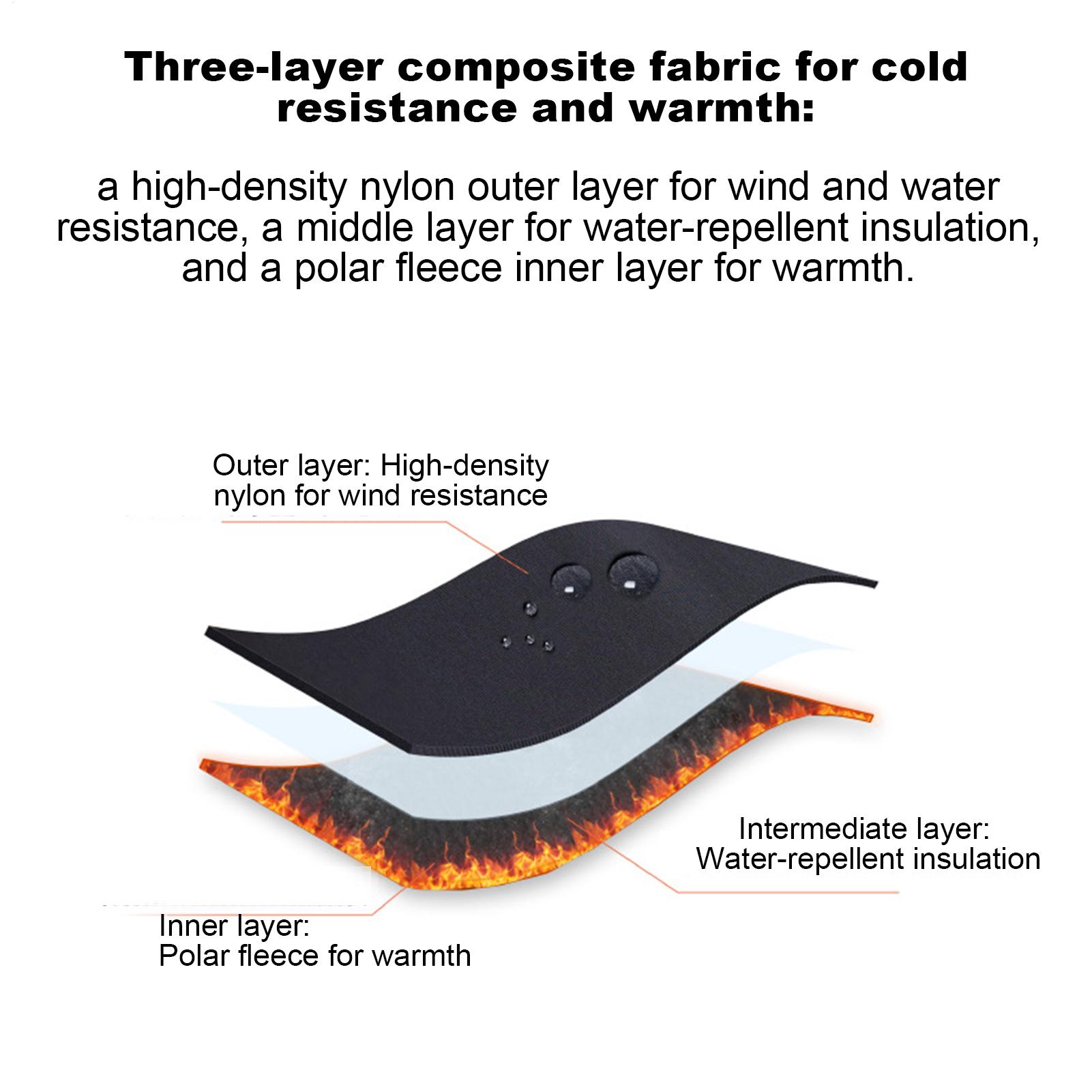 暖かい手袋 防風 タッチスクリーン対応 寒さ対策ギア スノー - Cycling Gear Weather のレビューと価格