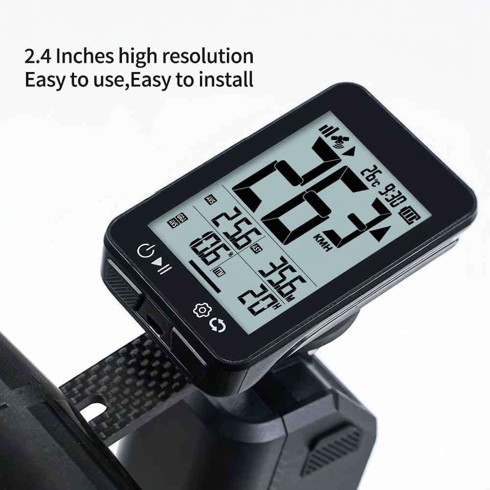 新しいワイヤレスバイクコンピュータ USB-C 充電式防水  - Cycling Gear Rack のレビューと価格