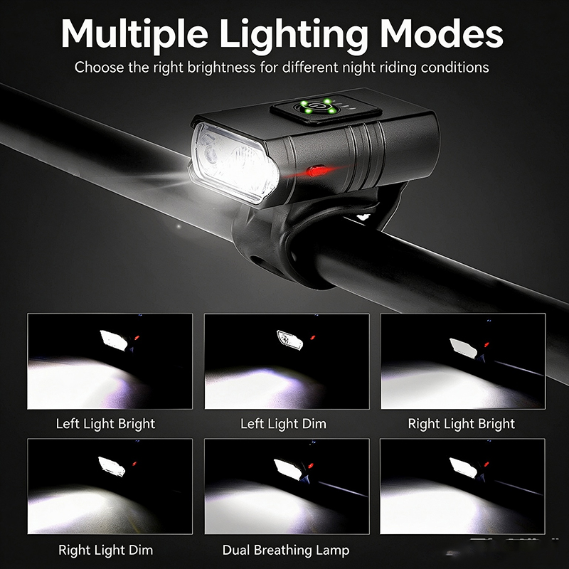 自転車ライトフロントリア LED USB 充電式 MTB ロ - Cycling Gear Charging Station のレビューと価格