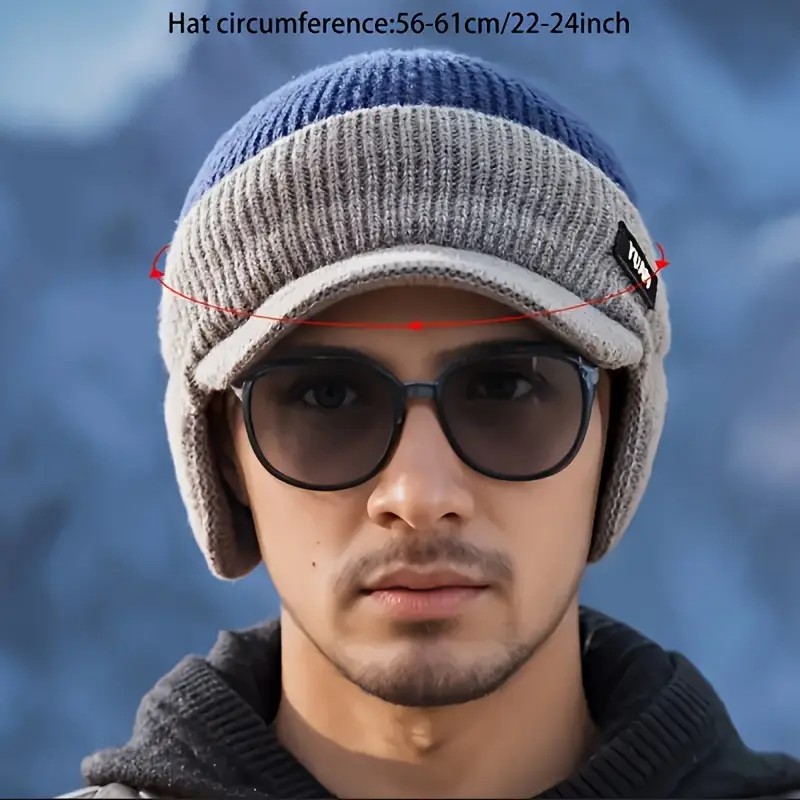 MuqiNush 冬用暖かいビーニー イヤーフラップ付き フ - Cycling Gear Weather のレビューと価格