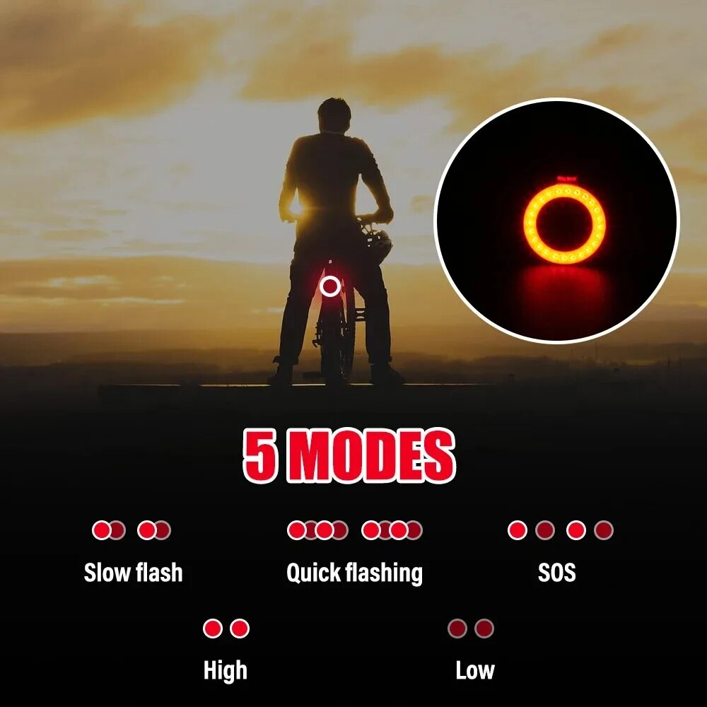 自転車テールライト USB 充電式 Led 自転車シートポス - Cycling Gear Charging Station のレビューと価格