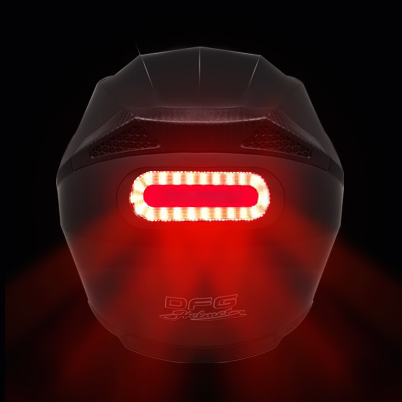 防水オートバイヘルメットライト,タッチスイッチ,安全信号,警 - Cycling Gear And Accessories のレビューと価格