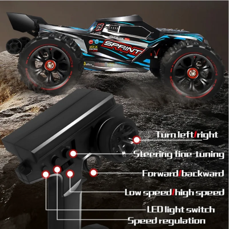 100km/h高速4WD RCカー、1:14ブラシレスモータ - Cycling Gear Rack のレビューと価格