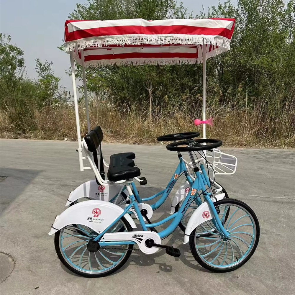 四輪自転車 クワッドバイク 観光バイク 24インチ 多人数乗 - Cycling Quads のレビューと価格