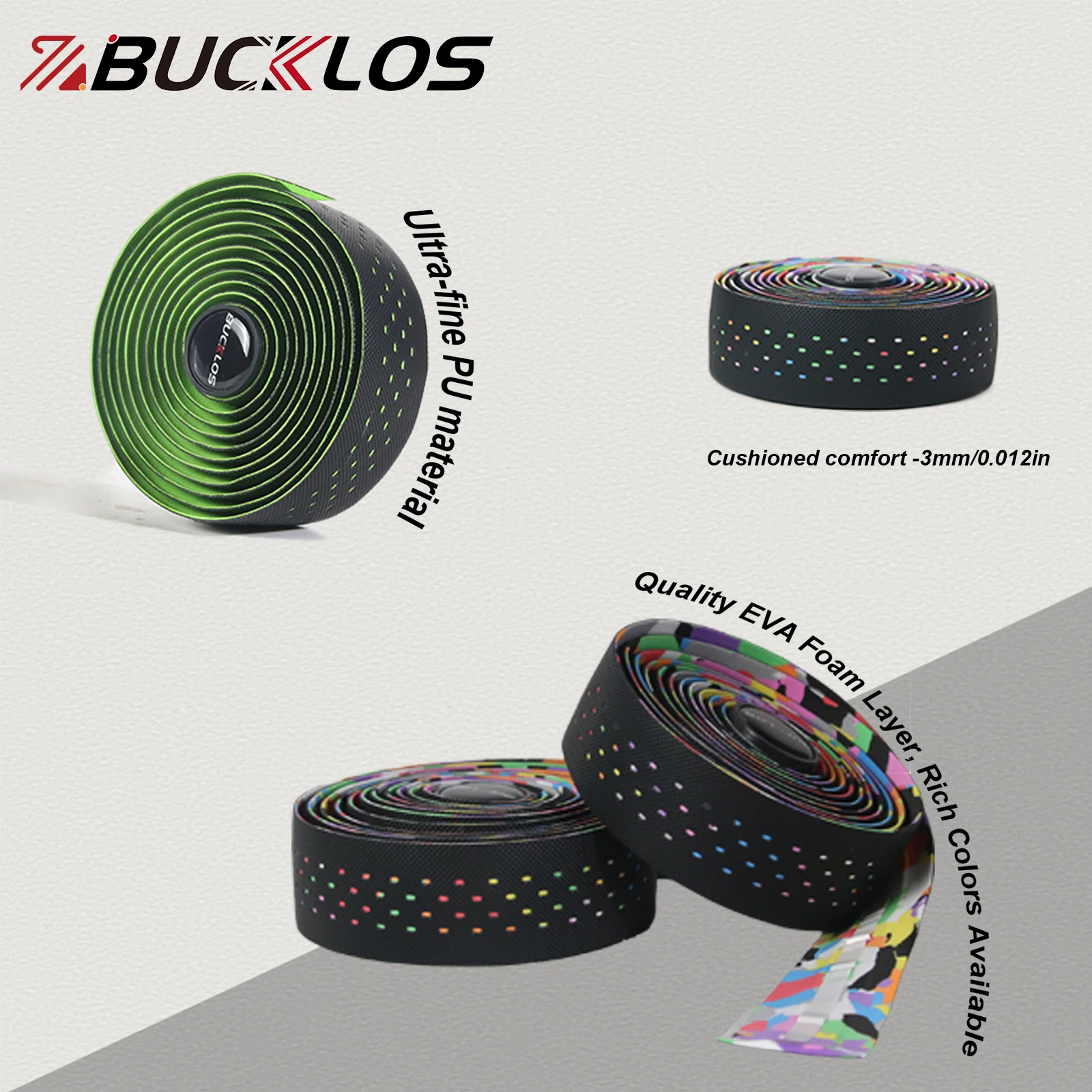 BUCKLOS プロフェッショナルグラベルバイクハンドルバー - Bike Handlebar Tape のレビューと価格