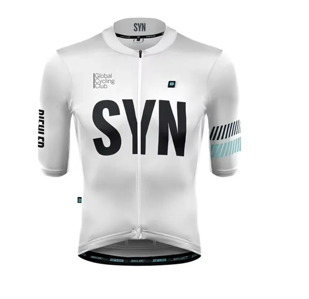 新しいスタイル SYN チームサイクリングジャージ男性 20 - Cycling Gear Outfit のレビューと価格
