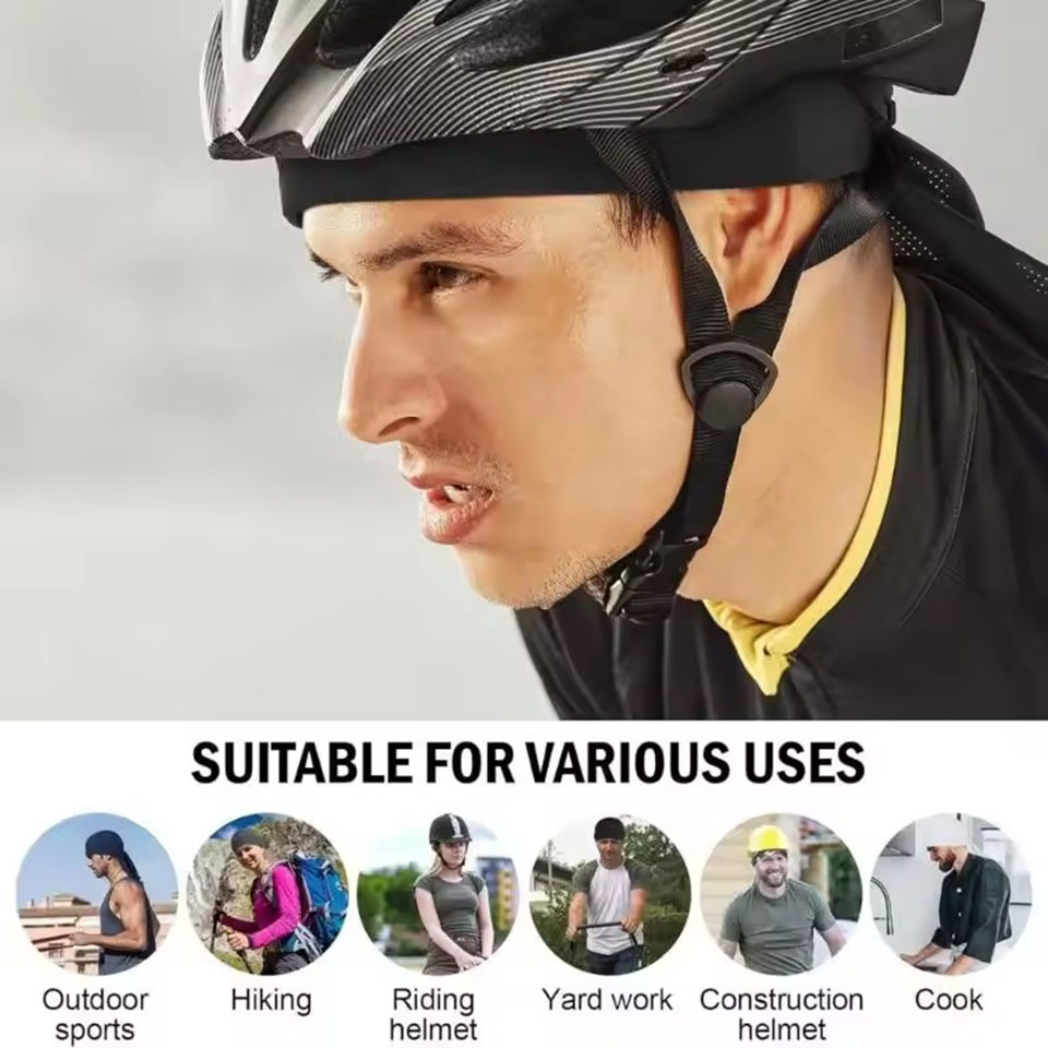 自転車ヘッドバンド 吸汗キャップ サイクリングヘッドスカーフ - Cycling Gear And Accessories のレビューと価格