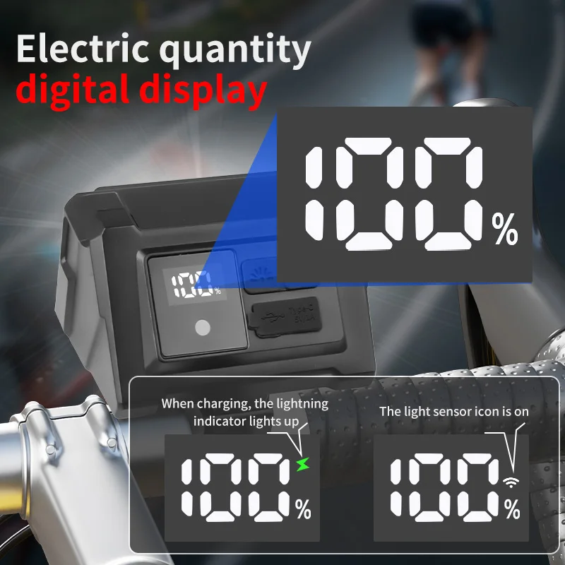 バイクライト 15LED USB 充電式自転車ヘッドライト防 - Cycling Gear Charging Station のレビューと価格