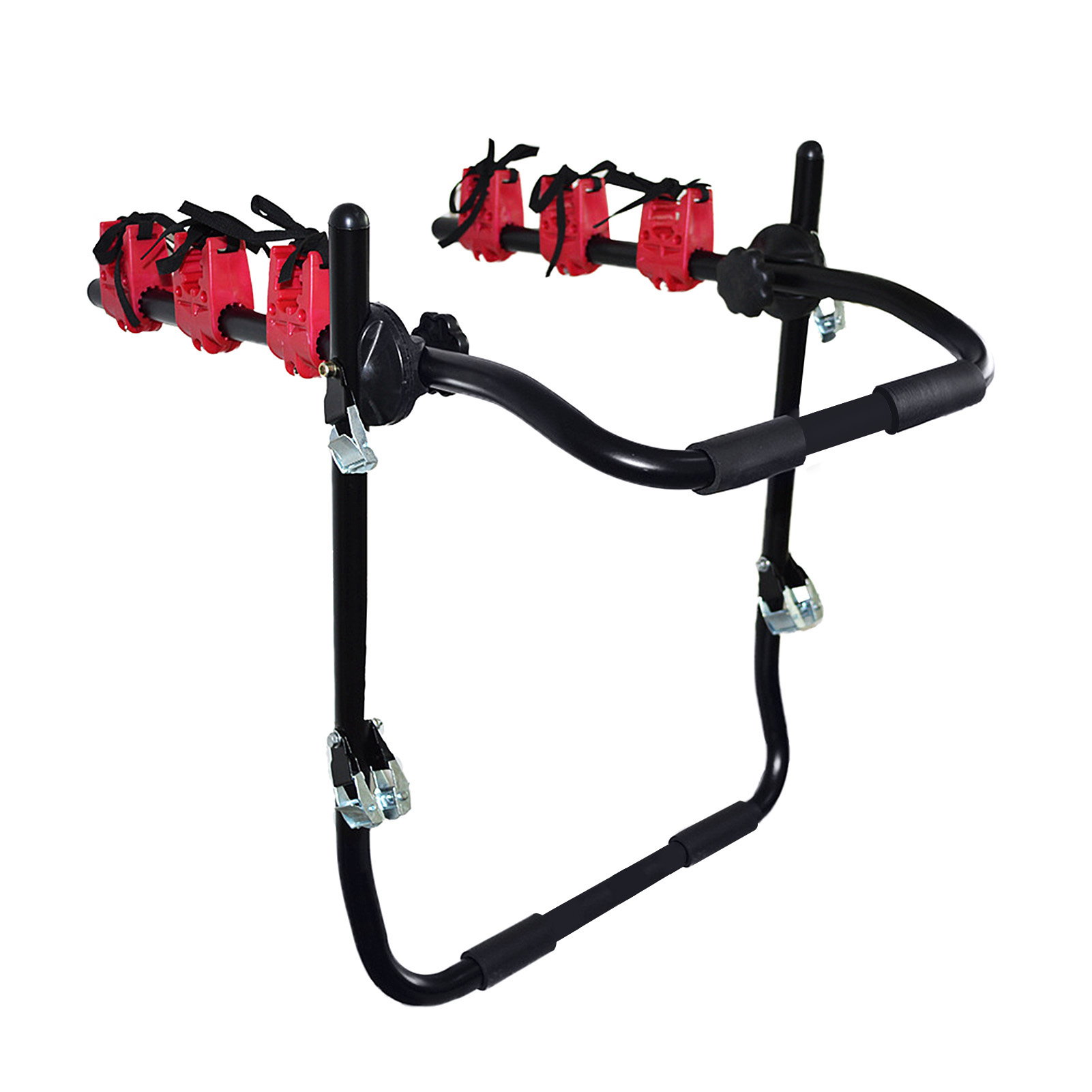 トランクマウント自転車ラックサポート 3台搭載可能 ヘビーデ - Bike Cargo Rack のレビューと価格