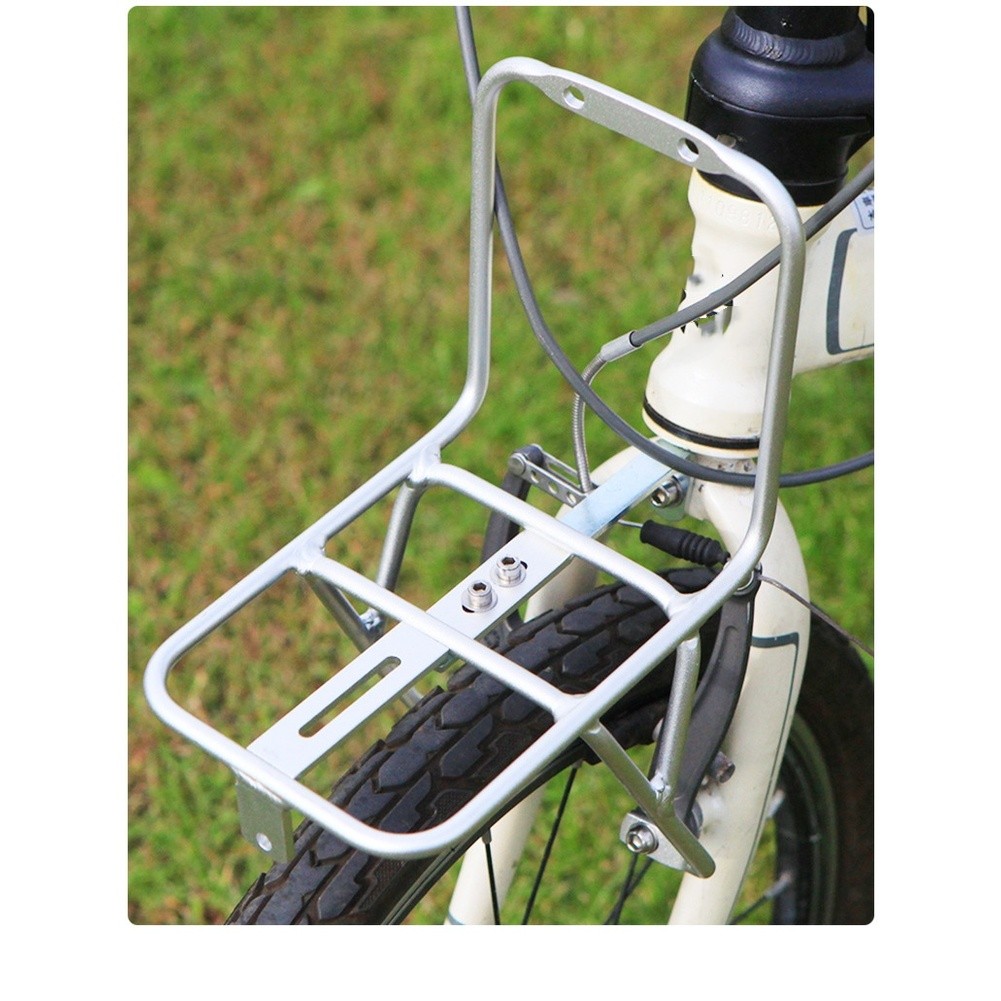 20 インチ折りたたみマウンテンバイクフロントラックアルミ合 - Bike Cargo Rack のレビューと価格