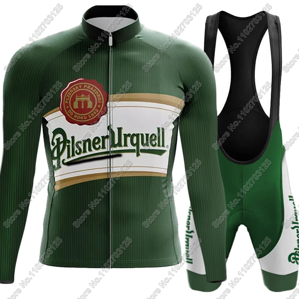 2025 ドリンクビールサイクリングジャージセット夏チェコ長 - Cycling Gear Outfit のレビューと価格