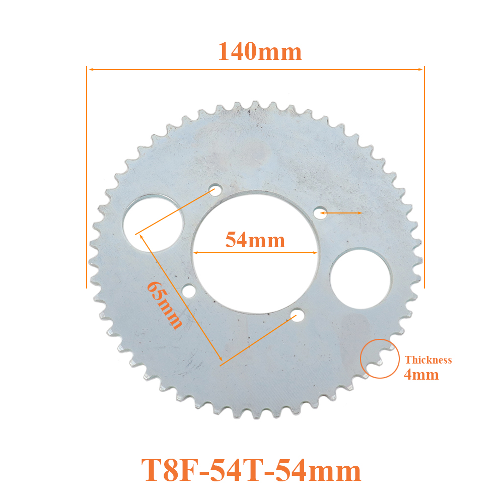 T8F 54Tチェーンプレート 54mm 54歯 リアチェー - Cycling Gear Rack のレビューと価格