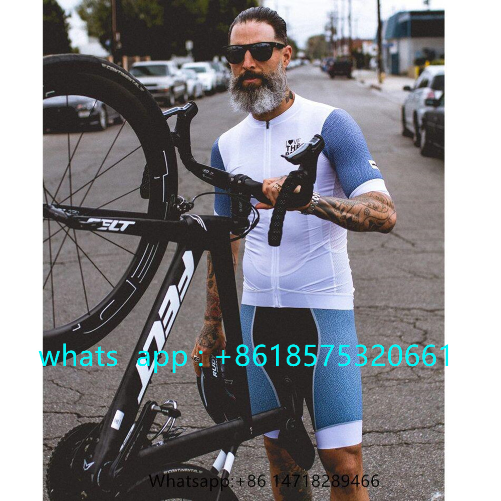 ラブザペインサマーバイクスーツメンズサイクリングジャージ9D - Cycling Gear Outfit のレビューと価格