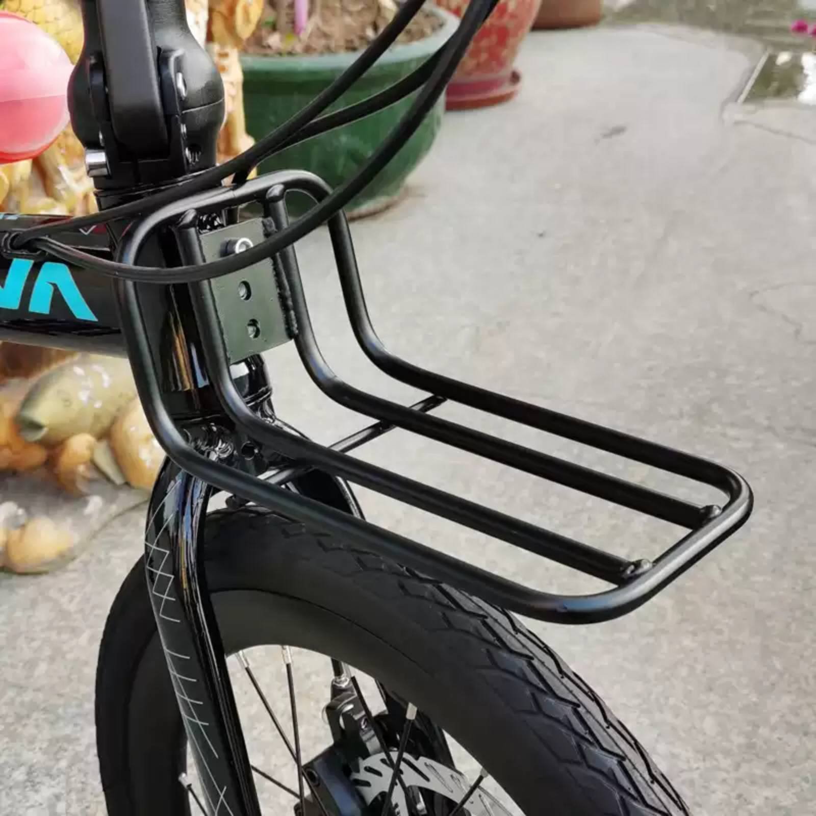 折りたたみ自転車用フロント荷物ラック 頑丈な構造 二輪車用フ - Bike Cargo Rack のレビューと価格