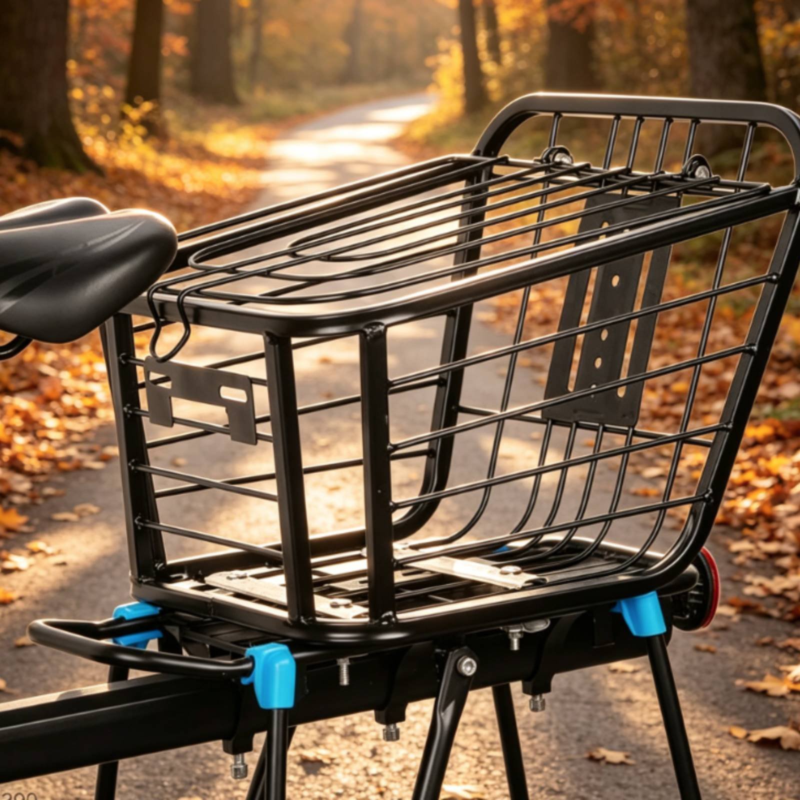 折りたたみ式リアバイクバスケット 折りたたみ式マウンテンバイ - Cycling Gear Rack のレビューと価格