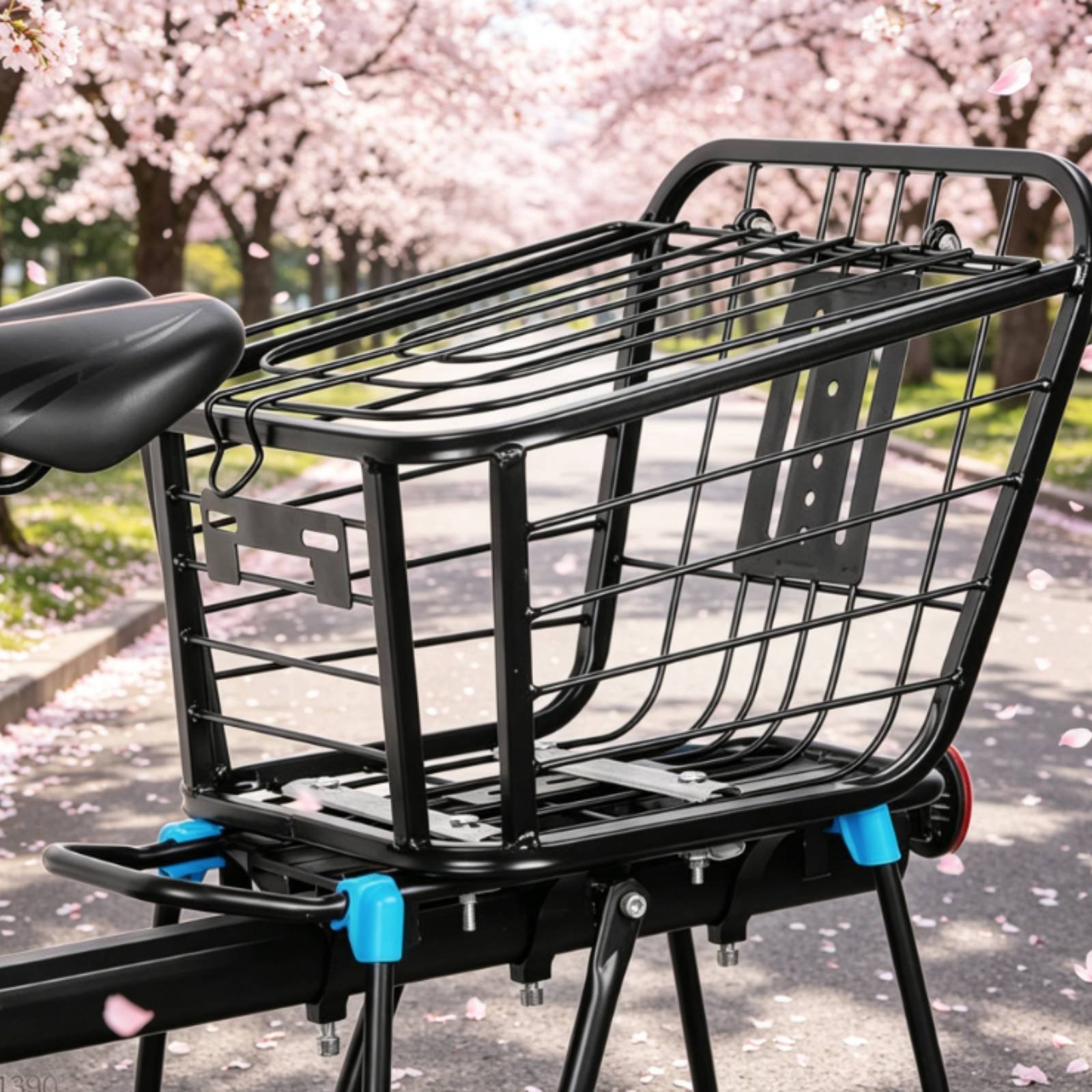 折りたたみ式リアバイクバスケット 折りたたみ式マウンテンバイ - Cycling Gear Rack のレビューと価格