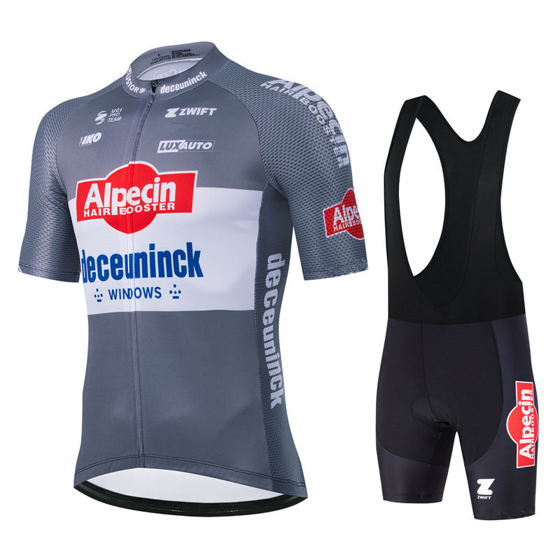Alpecin プロサイクリングジャージセット男性ビブショー - Cycling Gear Outfit のレビューと価格