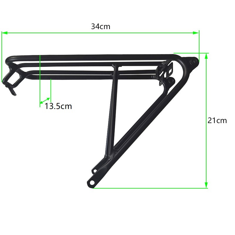ブロプトン用ラゲッジキャリア,折りたたみ式バイクリアラック, - Bike Cargo Rack のレビューと価格