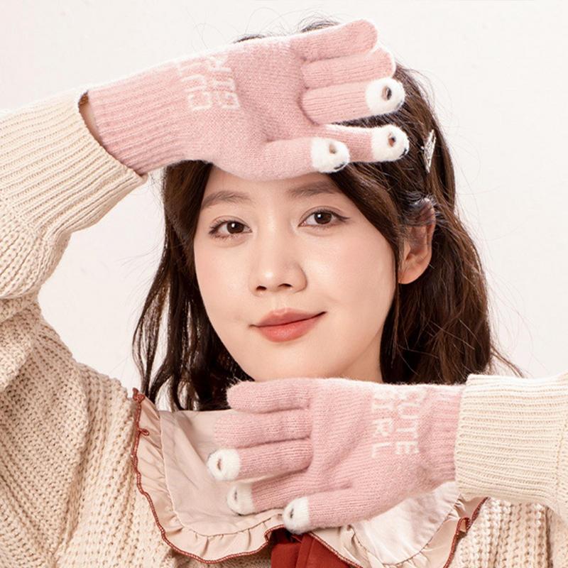 女性用のタッチスクリーンフィンガー付きの弾性手袋,暖かい手袋 - Cycling Gear Weather のレビューと価格