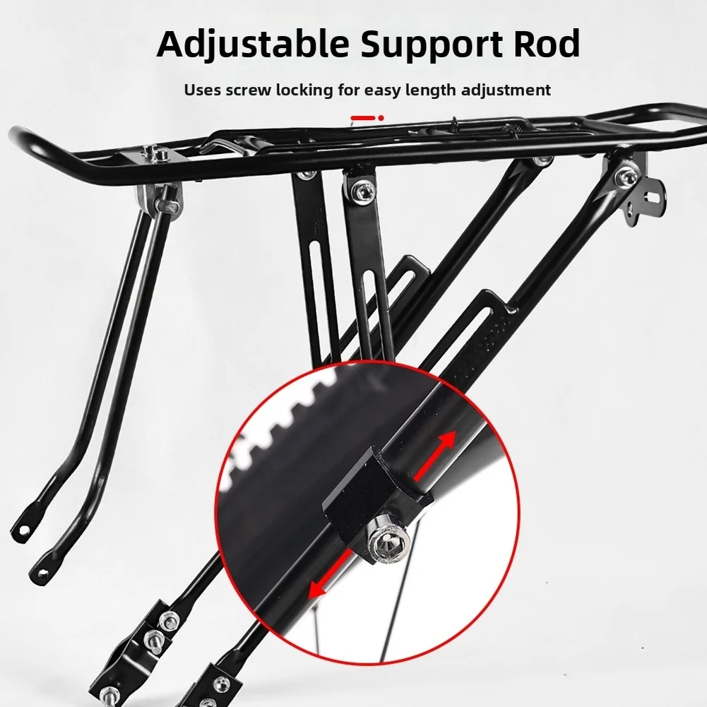 自転車リアラックディスクブレーキ用アルミ合金自転車ヘビーデュ - Bike Cargo Rack のレビューと価格