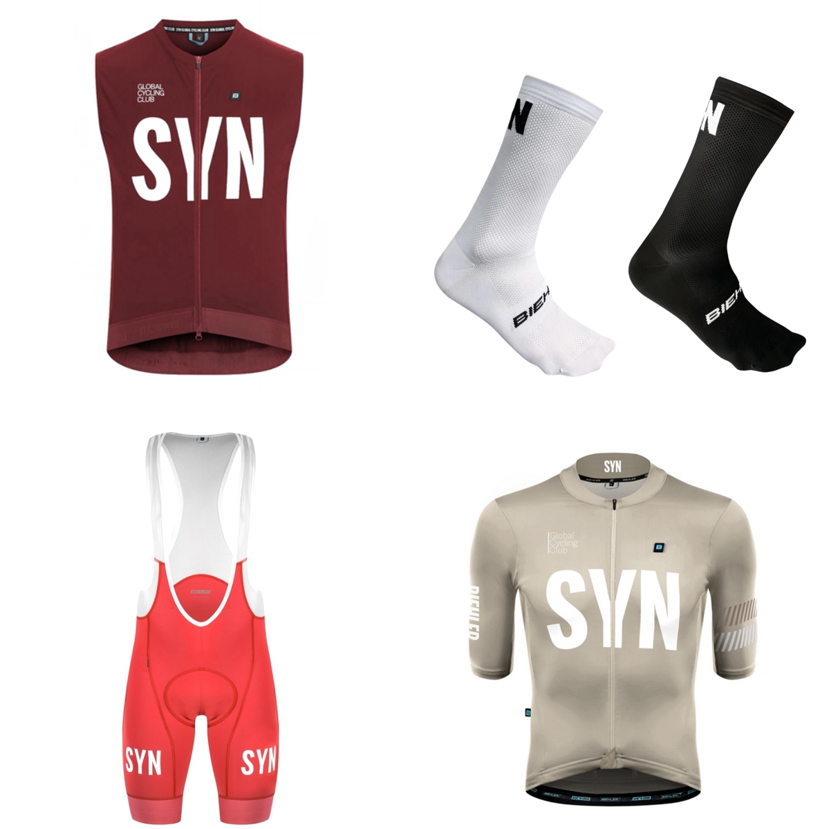 夏用半袖自転車スーツ 2026 ブラックブルー SYN 便利 - Cycling Gear Outfit のレビューと価格