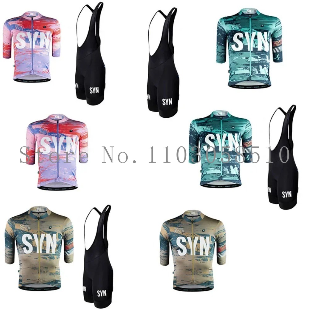 SYN ジャージ メンズ ビブスポンジクッション サイクリン - Cycling Gear Outfit のレビューと価格