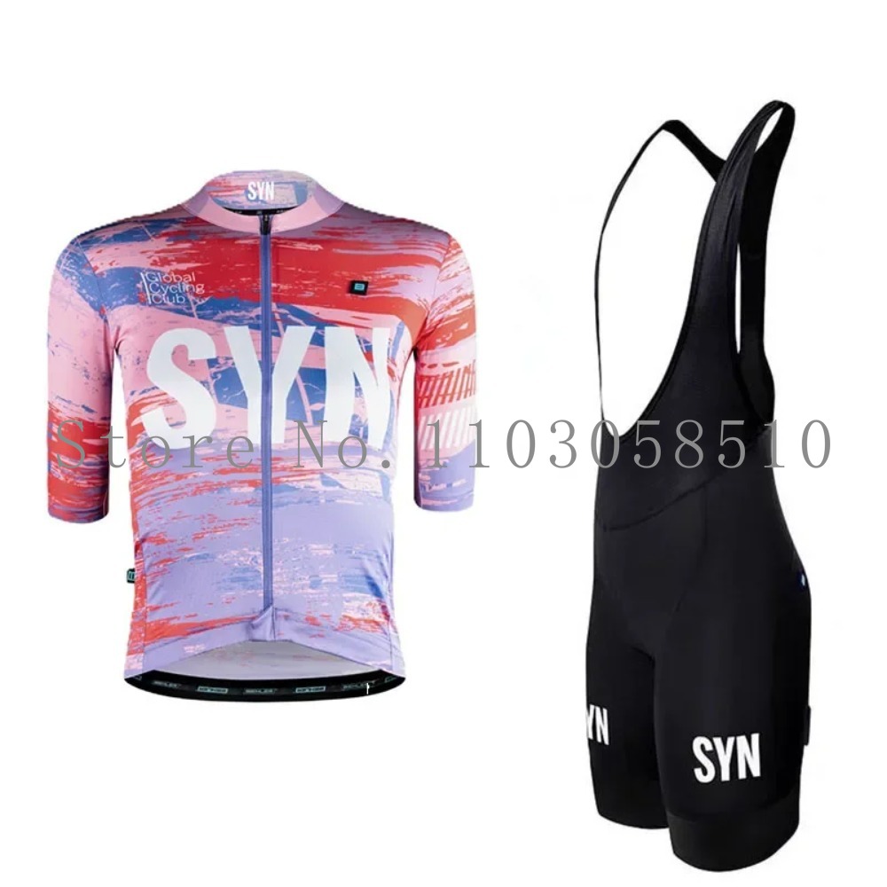 SYN ジャージ メンズ ビブスポンジクッション サイクリン - Cycling Gear Outfit のレビューと価格